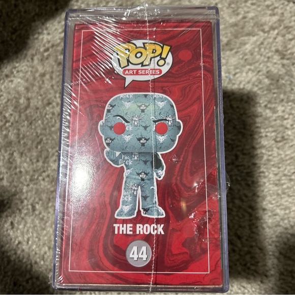 Funko POP! Sports WWE Wrestling Art Series THE ROCK Walmart 44 - Picture 3 of 4